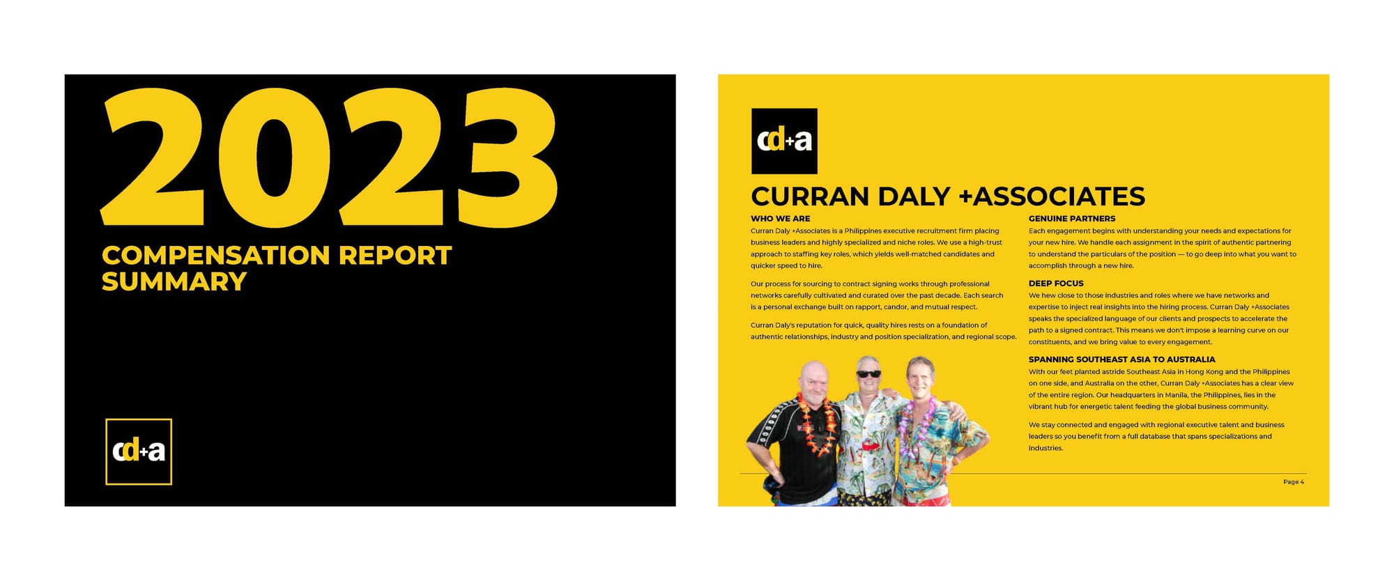 Curran Daly +Associates compensation report.